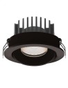 MAXLight H0095 4000K Oprawa Wpustowa Cyklop Czarna IP65
