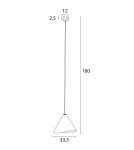 MAXLight P0548 Lampa Wisząca Sakura Darkwalnut Wood MAXLight P0548 Lampa Wisząca Sakura Darkwalnut Wood