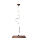 Lampy wiszące - Maxlight Lampa Wisząca Tamago Dark Walnut Wood P0551 - product 1
