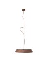 MAXLight P0551 Lampa Wisząca Tamago Dark Walnut Wood