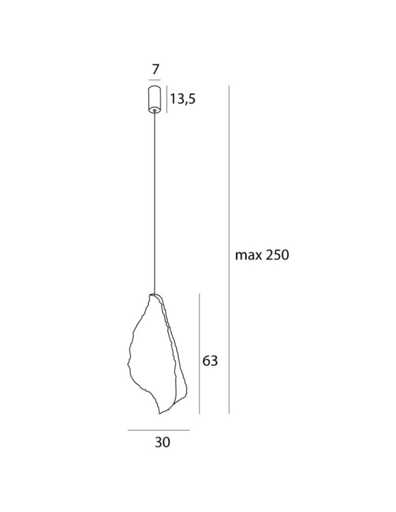 Maxlight Lampa Wisząca Concha P0540