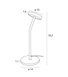 MAXLight T0061 Lampa Stołowa Ibiza Czarna MAXLight T0061 Lampa Stołowa Ibiza Czarna