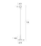 Lampy wiszące - Maxlight Lampa Wisząca Ibiza I P0528 - product 3