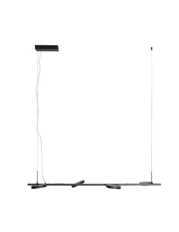 MAXLight P0529 Lampa Wisząca Ibiza IV Czarna