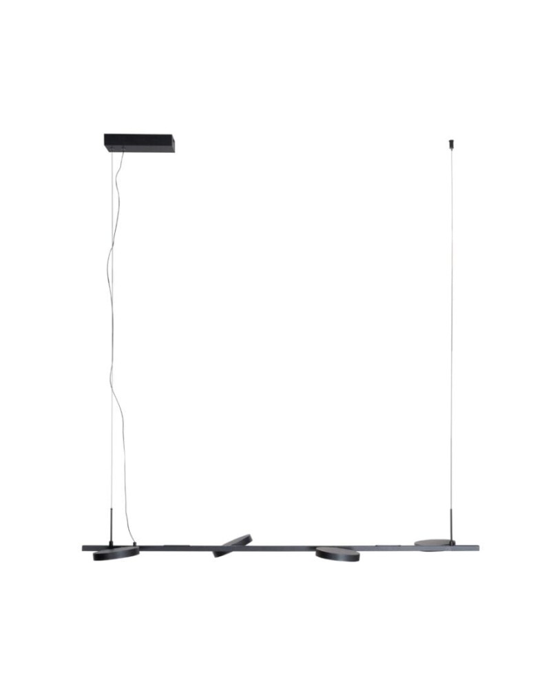 MAXLight P0529 Lampa Wisząca Ibiza IV Czarna