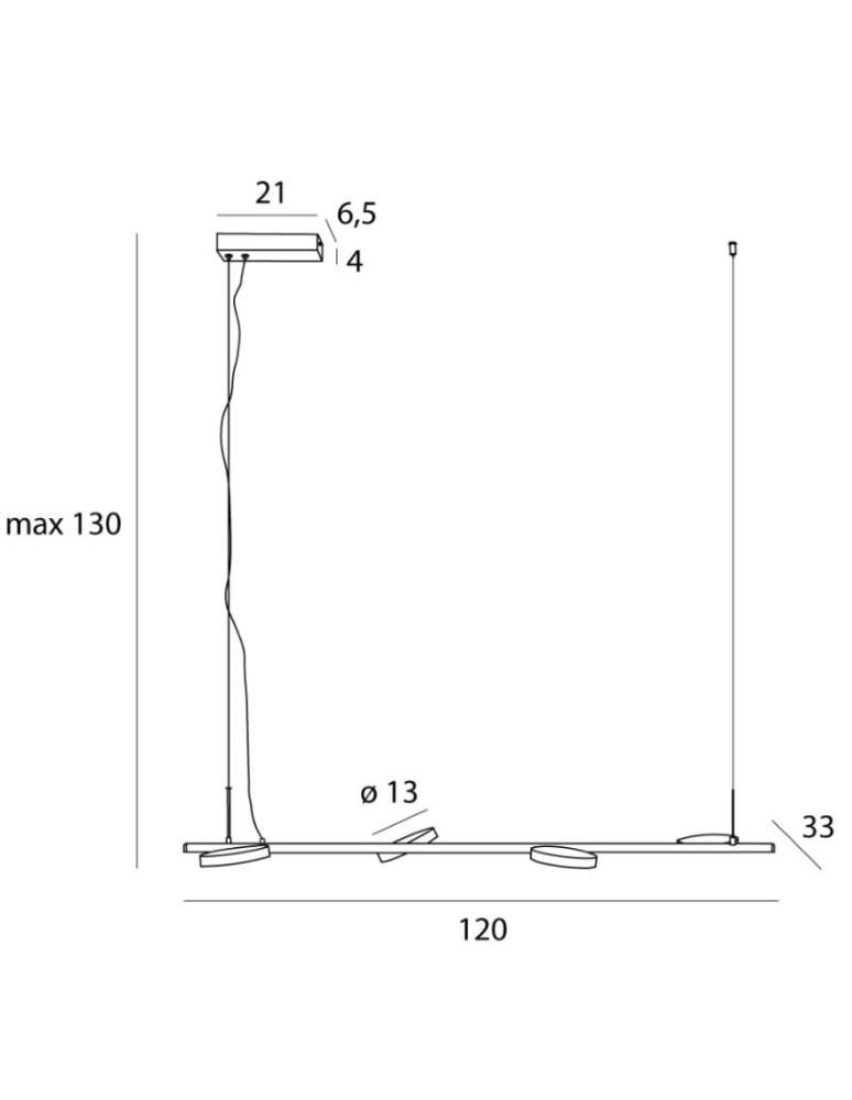 Lampy wiszące - Maxlight Lampa Wisząca Ibiza IV P0529 - product kolory-swiatla.pl 2