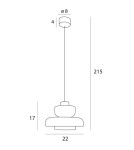 Lampy wiszące - Maxlight Lampa Wisząca Signature C Transparent Glass P0532 - product 4