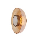 Kinkiety designerskie - Maxlight Kinkiet Signature 22Cm Klosz Amber W0352 - product 1