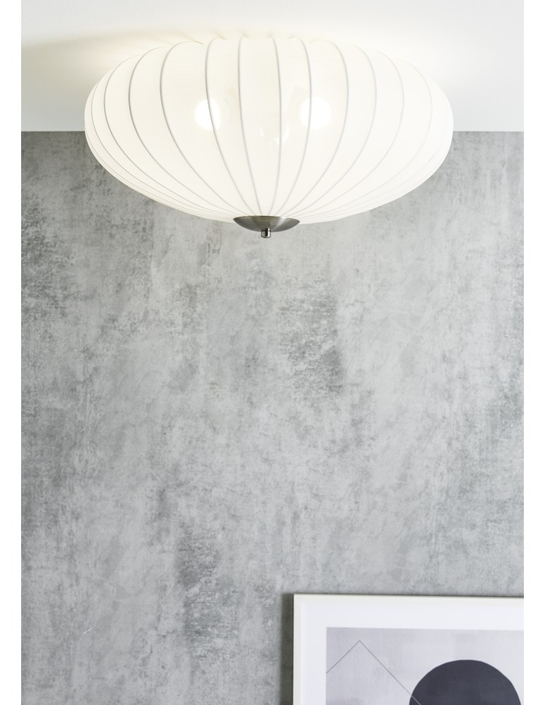 Lampy sufitowe w stylu skandynawskim - Markslojd MIST Plafon 3L Biała 107939 - product kolory-swiatla.pl 2