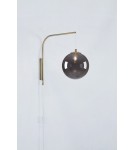 Kinkiety w stylu skandynawskim - Markslojd DIONE Ścienna 1L Dymiony/Mosiądz Antyczny 108419 - product 3