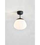 Lampy sufitowe w stylu skandynawskim - Markslojd RISE Sufitowa 1L Biały/Czarny 108543 - product 2