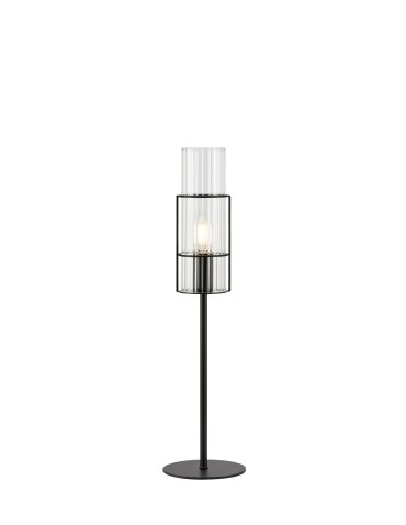 Markslojd TUBO Stołowa 1L 50cm Czarny/Transparentny 108555