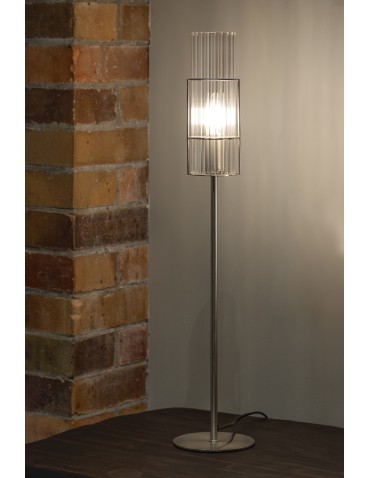 Markslojd TUBO Stołowa 1L 65cm Nikiel Satynowy/Transparentny 108558 - produkt 2