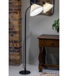 Lampy podłogowe do czytania - Markslojd MIRA Podłogowa 1L Czarny/Biały Przełamany 108568 - product 2