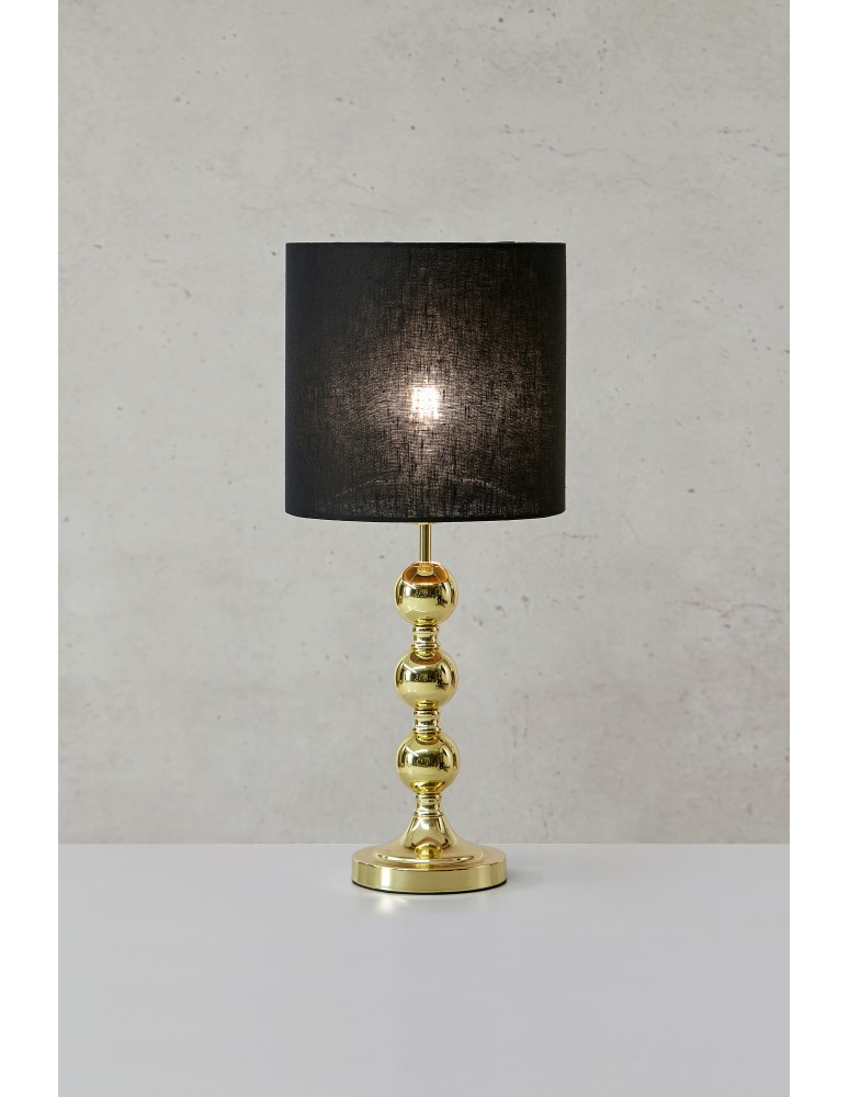 Lampy stołowe klasyczne - Markslojd OCTO Stołowa 1L Mosiądz/Czarny 108574 - product kolory-swiatla.pl 2