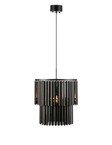 Markslojd VIENTO Wisząca 1L Czarny Matowy 108581