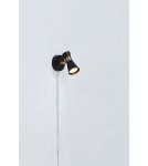 Kinkiety w stylu skandynawskim - Markslojd FOLIE Ścienna 1L Czarny/Mosiądz Antyczny 108625 - product 2