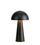 Lampy ogrodowe przenośne - Markslojd FUNGI Akumulatorowa/Ładowana Stołowa Czarny Matowy IP44 108655 - product 1