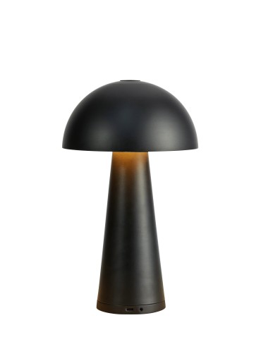 Markslojd FUNGI Akumulatorowa/Ładowana Stołowa Czarny Matowy IP44 108655
