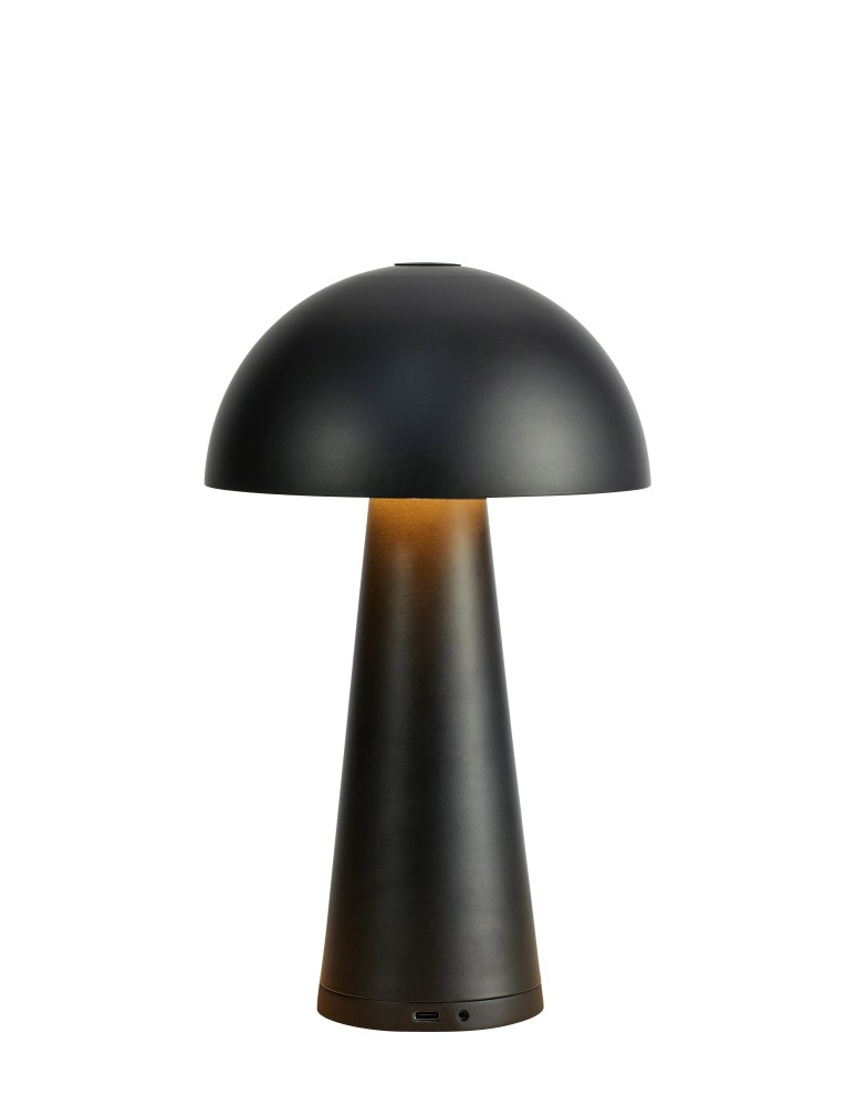 Markslojd FUNGI Akumulatorowa/Ładowana Stołowa Czarny Matowy IP44 108655