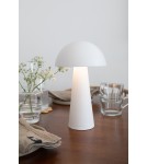 Lampy ogrodowe przenośne - Markslojd FUNGI Akumulatorowa/Ładowana Stołowa Biały Matowy IP44 108656 - product 2
