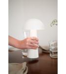 Lampy ogrodowe przenośne - Markslojd FUNGI Akumulatorowa/Ładowana Stołowa Biały Matowy IP44 108656 - product 3