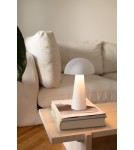 Lampy ogrodowe przenośne - Markslojd FUNGI Akumulatorowa/Ładowana Stołowa Biały Matowy IP44 108656 - product 4