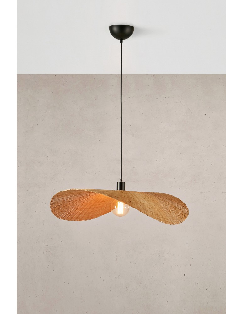 Lampy wiszące boho - Markslojd RAYO Wisząca 1L Kolor Naturalny 108677 - product kolory-swiatla.pl 2