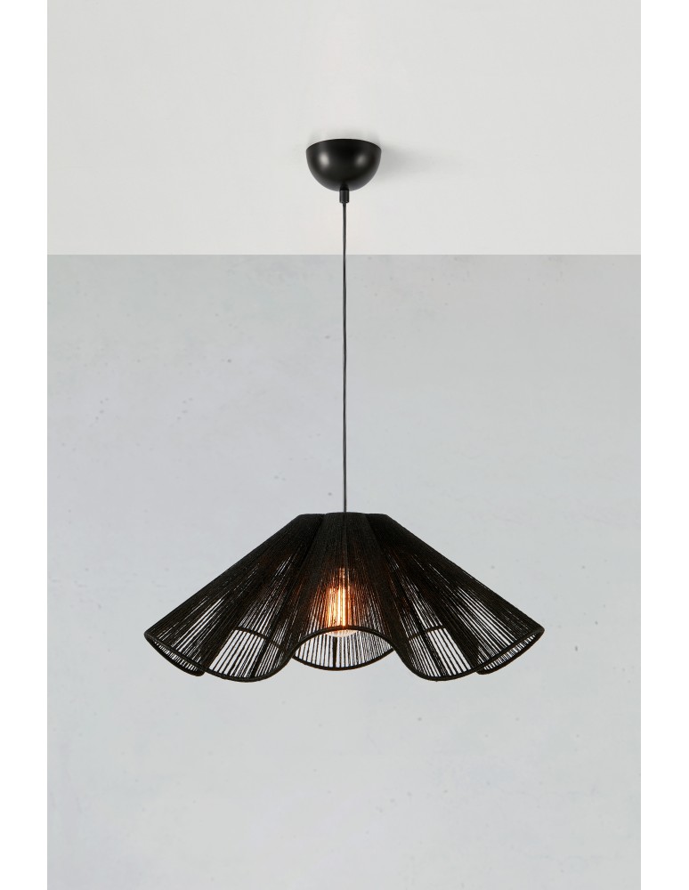 Lampy wiszące boho - Markslojd NAMI Wisząca 1L Czarny 108682 - product kolory-swiatla.pl 2