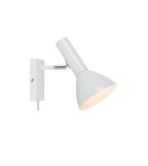 Kinkiety w stylu skandynawskim - Markslojd METRO Ścienna 1L Błyszczący Biały 108689 - product 1