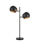 Lampy stołowe nowoczesne - Markslojd EDGAR Stołowa 2L Czarny 108691 - product 1