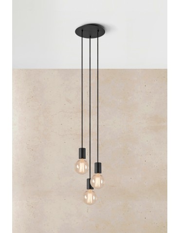 Markslojd CIELO Wisząca 3L Round Piaskowany/Matowy Czarny 108733 - produkt 2