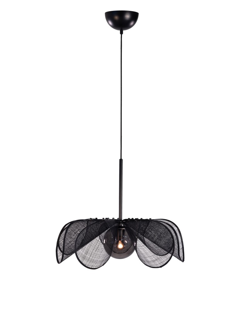 Markslojd STYRKA Wisząca 1L 63cm Czarny/Dymiony 108660 Markslojd STYRKA Wisząca 1L 63cm Czarny/Dymiony 108660