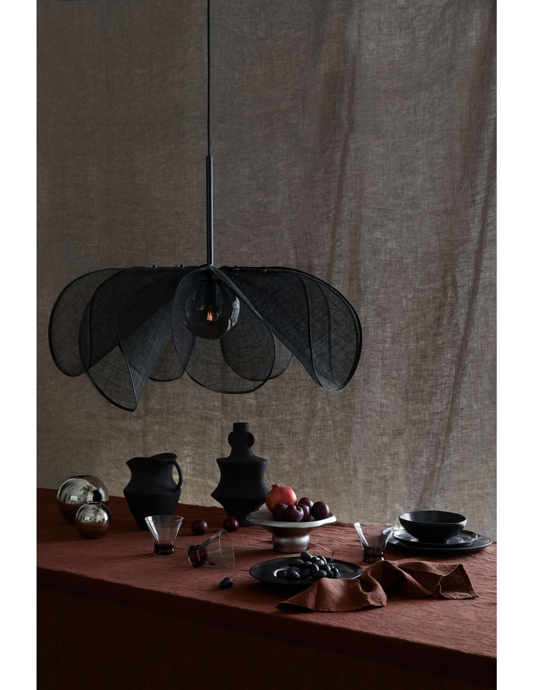 Lampy wiszące boho - Markslojd STYRKA Wisząca 1L 75cm Czarny/Dymiony 108662 - product kolory-swiatla.pl 2