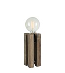 Lampy stołowe w stylu skandynawskim - Markslojd LODGE Stołowa 1L 28cm Brązowy 108757 - product 1
