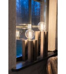 Lampy stołowe w stylu skandynawskim - Markslojd LODGE Stołowa 1L 28cm Brązowy 108757 - product 2