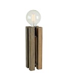 Lampy stołowe w stylu skandynawskim - Markslojd LODGE Stołowa 1L 36cm Brązowy 108758 - product 1