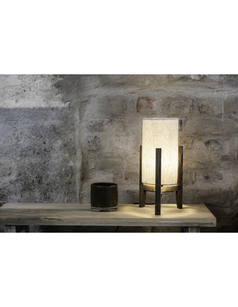 Lampy stołowe w stylu skandynawskim - Markslojd ERUCA Stołowa 1L 34cm Brązowy/Beżowy 108759 - product kolory-swiatla.pl 3