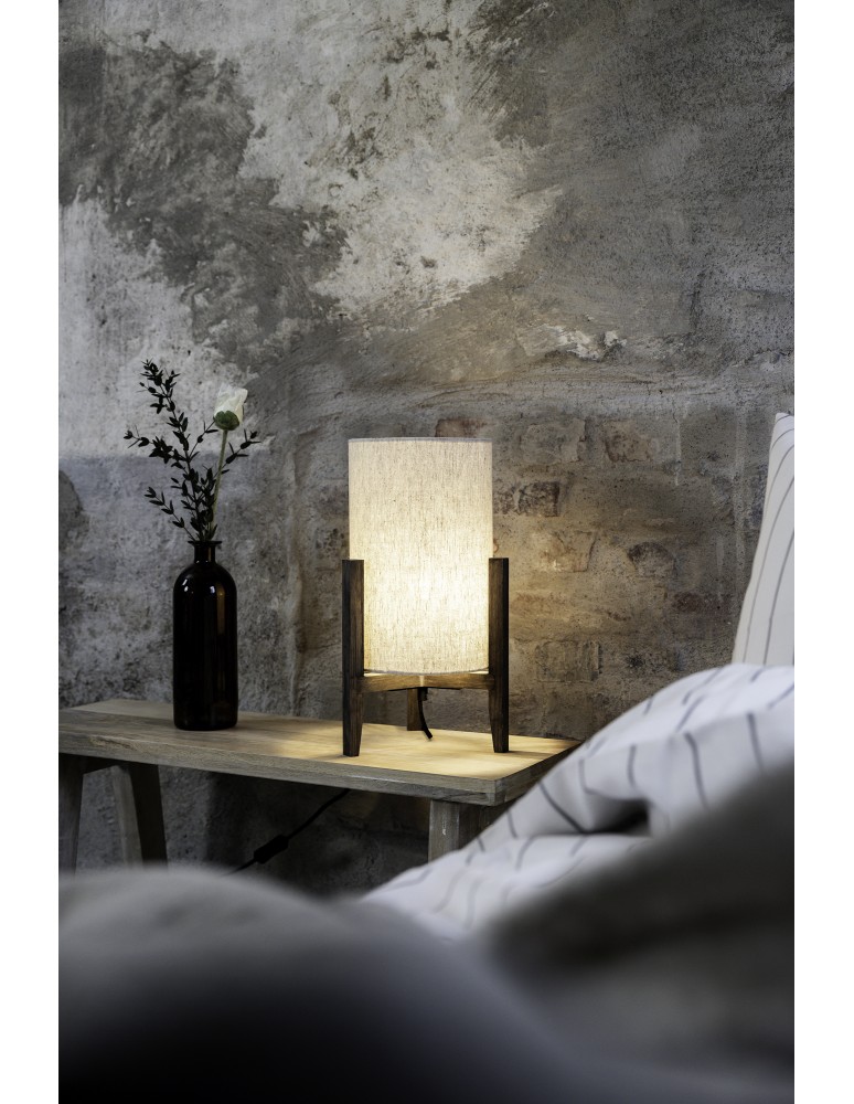 Lampy stołowe w stylu skandynawskim - Markslojd ERUCA Stołowa 1L 39cm Brązowy/Beżowy 108760 - product kolory-swiatla.pl 2
