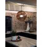 Lampy wiszące w stylu skandynawskim - Markslojd FENGARI Wisząca 1L Mosiądz Antyczny/Bursztynowy 108763 - product 2