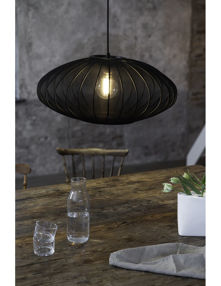 Lampy wiszące w stylu skandynawskim - Markslojd FLORENCE Wisząca 60 Czarny 108793 - product kolory-swiatla.pl 2