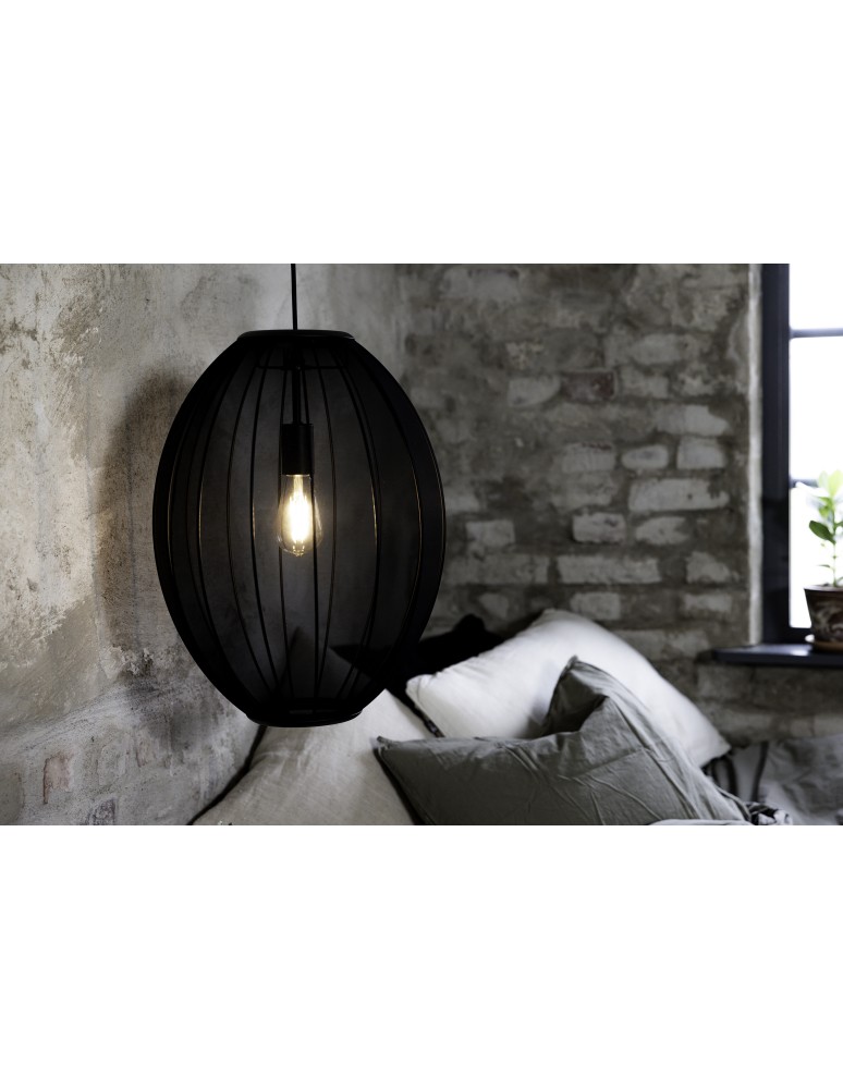 Lampy wiszące w stylu skandynawskim - Markslojd FLORENCE Wisząca 40 Czarny 108795 - product kolory-swiatla.pl 3