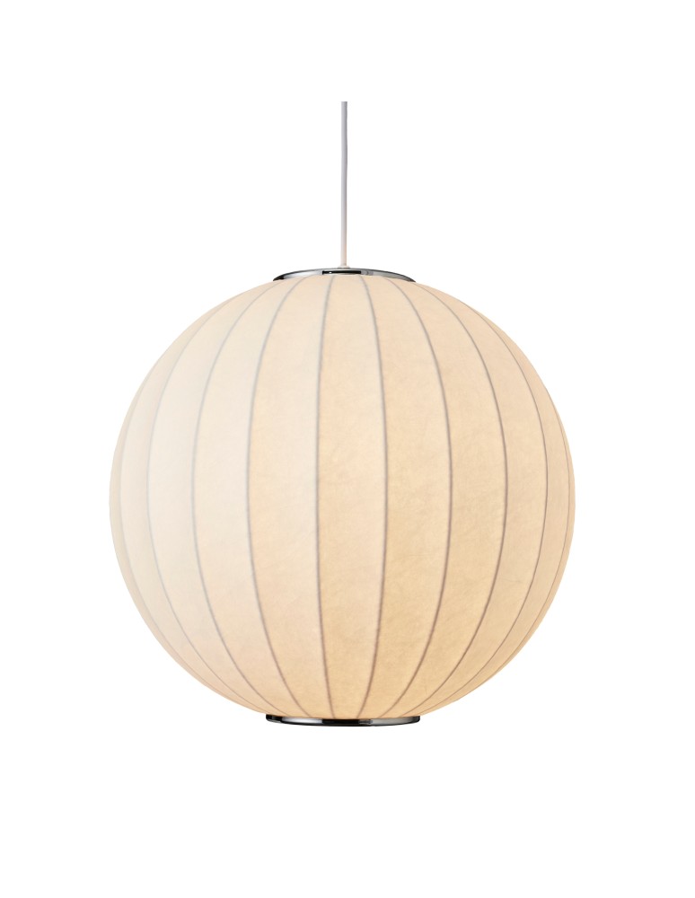 Step Into Design Lampa wisząca SILK biała 30 cm ST-2330-30 Step Into Design Lampa wisząca SILK biała 30 cm ST-2330-30