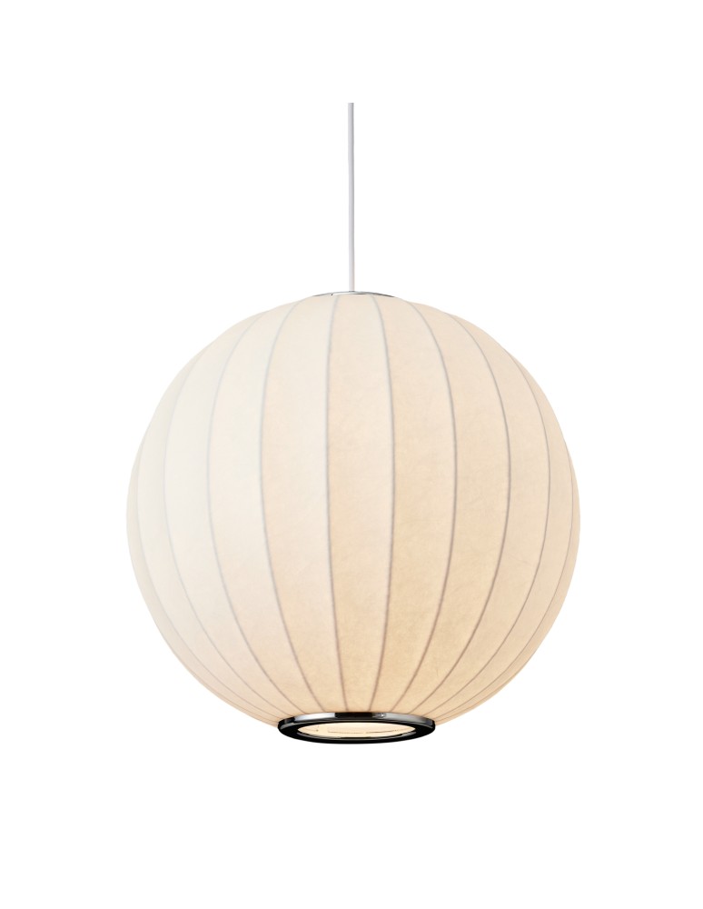Step Into Design Lampa wisząca SILK biała 30 cm ST-2330-30 Step Into Design Lampa wisząca SILK biała 30 cm ST-2330-30