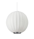 Step Into Design Lampa wisząca SILK biała 30 cm ST-2330-30 Step Into Design Lampa wisząca SILK biała 30 cm ST-2330-30