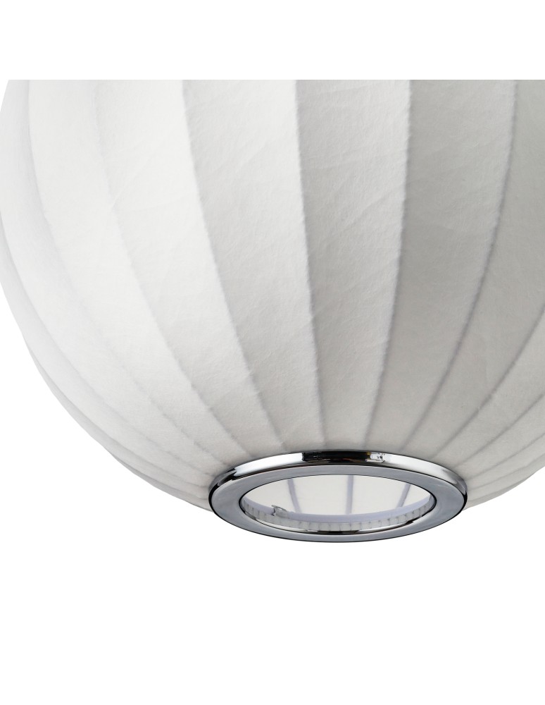 Step Into Design Lampa wisząca SILK biała 30 cm ST-2330-30 Step Into Design Lampa wisząca SILK biała 30 cm ST-2330-30