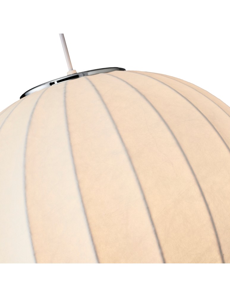 Step Into Design Lampa wisząca SILK biała 30 cm ST-2330-30 Step Into Design Lampa wisząca SILK biała 30 cm ST-2330-30