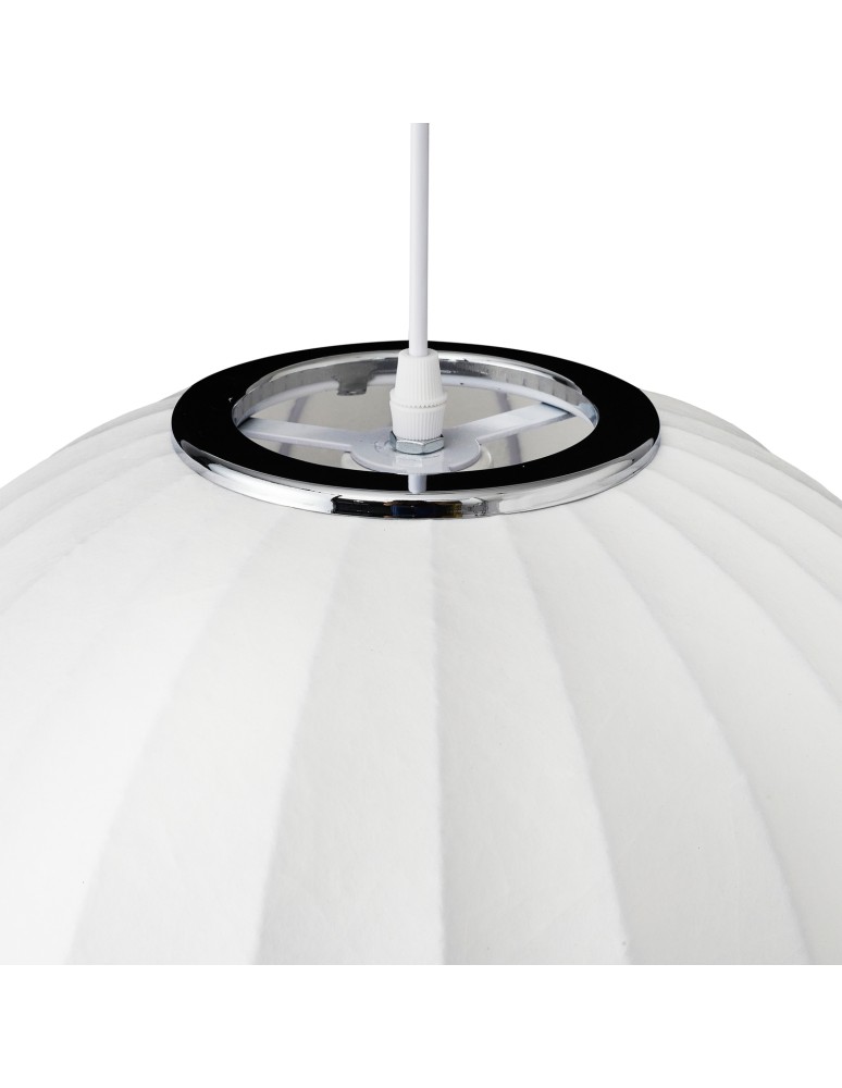 Step Into Design Lampa wisząca SILK biała 30 cm ST-2330-30 Step Into Design Lampa wisząca SILK biała 30 cm ST-2330-30