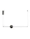  Step Into Design Lampa wisząca O-LINE LED 93 cm czarna ST-1688L-BK