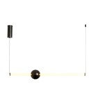 Step Into Design Lampa wisząca O-LINE LED 93 cm czarna ST-1688L-BK Step Into Design Lampa wisząca O-LINE LED 93 cm czarna ST-1688L-BK